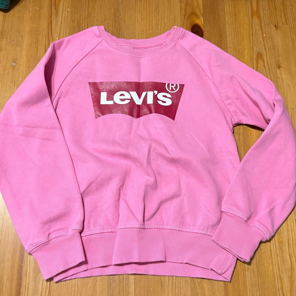 Levi's Vibrant Pink Logo Sweatshirt kid